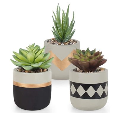 Gadgy Small Artificial Plants in Pots 