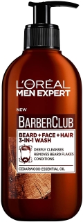 L’Oréal Paris Men Expert Barber Club 3-in-1 Beard, Hair & Face Wash