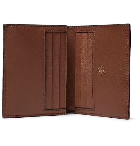 Mulberry Grain Veg Tanned Leather Trifold Wallet