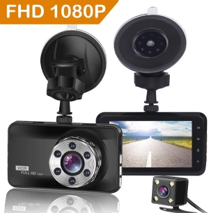 ORSKEY Dash Cam Front and Rear 1080P Full HD Dual Dash Camera