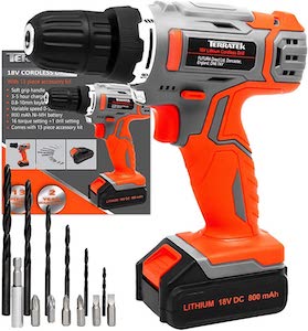 Terratek 13Pc Cordless Drill Driver