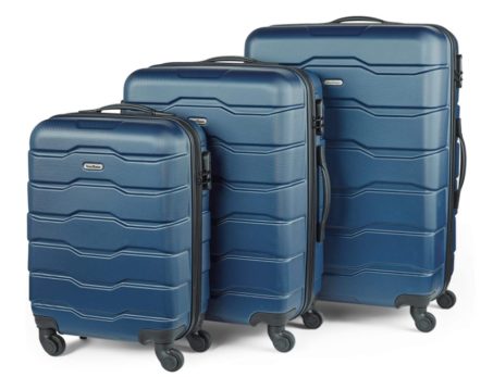 VonHaus Lightweight 4 Wheel ABS Hard Shell Travel Set 