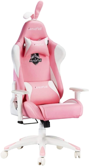 AutoFull Ergonomic Pink Gaming Chair
