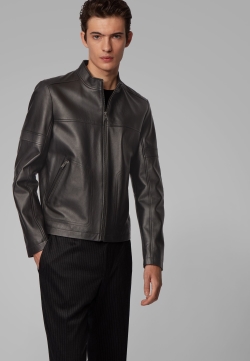 Hugo Boss BOSS Nidan Leather Jacket